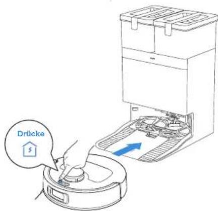 ECOVACS DEEBOT T30C - Schalte den Roboter ein und lade ihn auf - 2