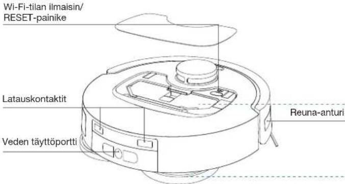ECOVACS DEEBOT T30C - Robotin sisällä (Pölysäilion kannen alla) - 1
