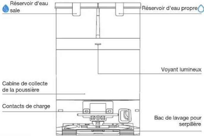 ECOVACS DEEBOT T30C - À l'intérieur du robot (sous le capot supérieur) - 6