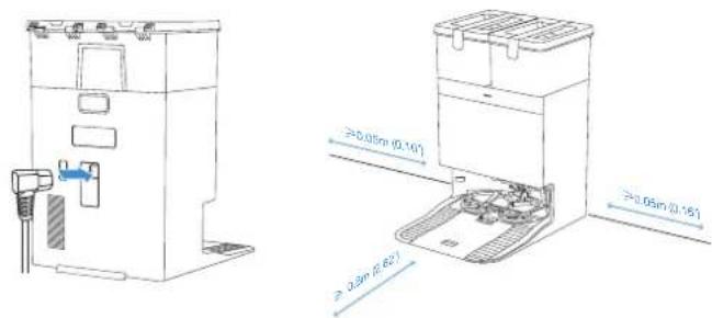 ECOVACS DEEBOT T30C - Montering och placering av stationen - 1