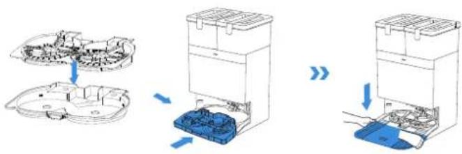 ECOVACS DEEBOT T30C - ⑥ Maintain Mop Washing Tray - 6