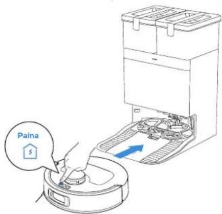 ECOVACS DEEBOT T30C - Kytke virta päälle ja lataa robotti - 1