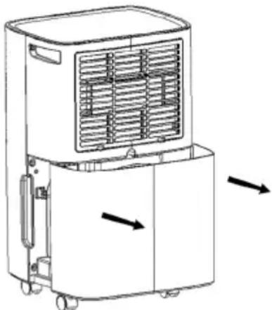 Toyotomi TD-2410 - Vider le réservoir de transvasement - 1