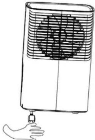 Toyotomi TD-2410 - Remova as rodas - 3