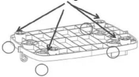 Toyotomi TD-2410 - Caster mounting - 1