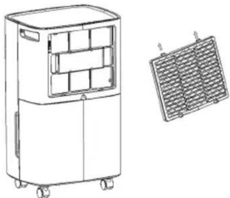 Toyotomi TD-2410 - Limpar o filtro de ar - 2