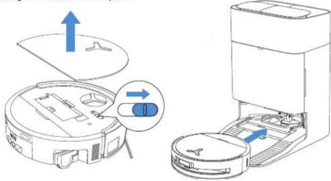 ECOVACS DEEBOT X9 PRO OMNI - ③ Tænd og oplad robotten - 1