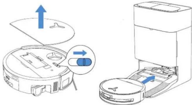 ECOVACS DEEBOT X9 PRO OMNI - ③ Gücü AÇ ve Robotu Şarj Et - 1