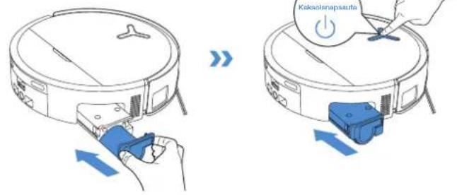ECOVACS DEEBOT X9 PRO OMNI - Puhdista rullamoppi. - 5