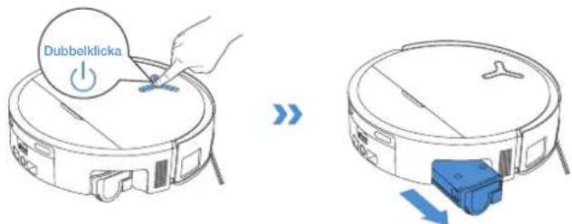 ECOVACS DEEBOT X9 PRO OMNI - Rullmopp, vattenbricka och smutsvattenlåda. - 1