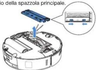 ECOVACS DEEBOT X9 PRO OMNI - ③ Manutenzione della spazzola principale e della spazzola laterale - 1