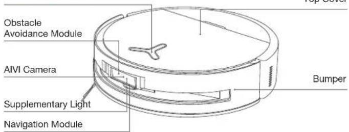 ECOVACS DEEBOT X9 PRO OMNI - ② Product Diagram - 1