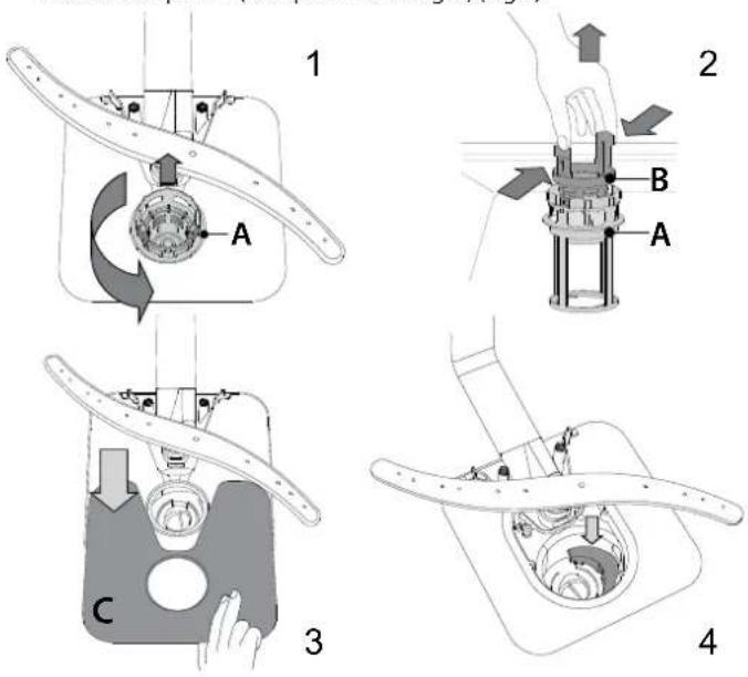 WHIRLPOOL WH3FB14BN7A0X - CURÂTAREA ANSAMBLULUI DE FILTR - 1
