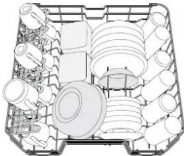 WHIRLPOOL W3I D534S S - BOVENSTE REK - 1
