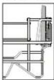 WHIRLPOOL W3I D534S S - OPVOUWBARE KLEPPEN MET VERSTELBARE STAND - 1