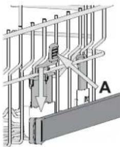 WHIRLPOOL W3I D534S S - ADJUSTING THE HEIGHT OF THE UPPER RACK - 1