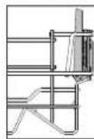 WHIRLPOOL WH6IB14BN7S1S - OPVOUWBARE KLEPPEN MET VERSTELBARE STAND - 1