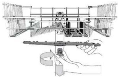 WHIRLPOOL WH6IB14BN7S1S - NETTOYER LES BRAS D'ASPERSION - 1