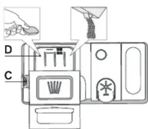 WHIRLPOOL WH6IB14BN7S1S - HET VAAT WASMIDDELDOSEERBAKJE VULLEN - 1