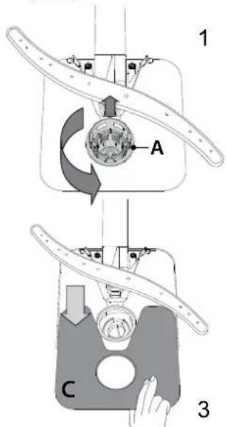 WHIRLPOOL WH6IB14BN7S1S - De afwasmachine mag nicht worden gebrukt zonder filters of als het filter is losgeraatk. - 1