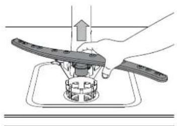 WHIRLPOOL WH6FA14BN7A0X - NETTOYER LES BRAS D'ASPERSION - 2
