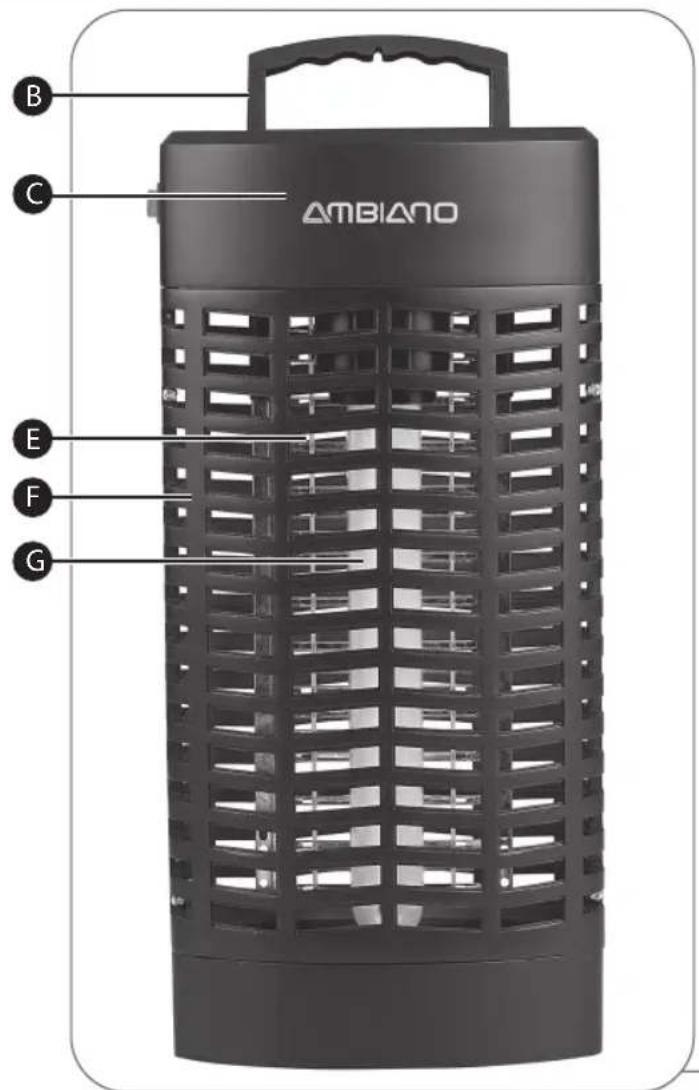 Ambiano GT-SF-IV-01-R - Produktbestandteile / Lieferumfang - 1