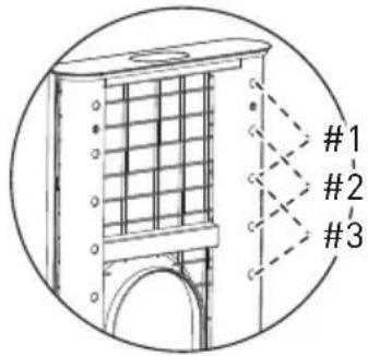 ErgoAV ERTSX2-01B - STEP 3 Secure the TV Plate to the Support Pillar - 1