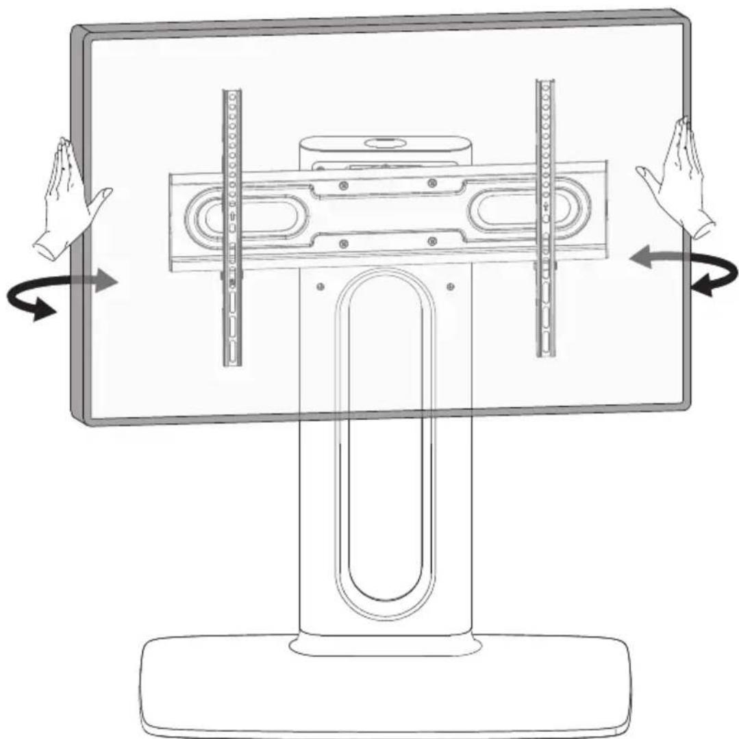 ErgoAV ERTSX2-01B - STEP 8 Swivel Adjustment - 1