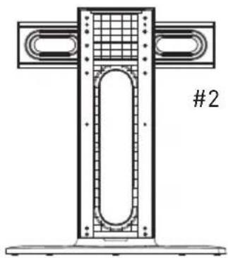 ErgoAV ERTSX2-01B - STEP 3 Secure the TV Plate to the Support Pillar - 3