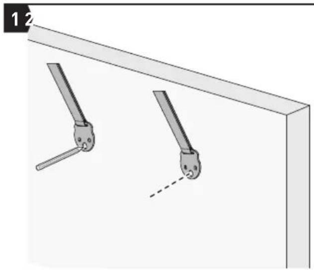 ErgoAV ERTSX2-01B - Option C: For Concrete and Concrete Block Wall Installation - 1