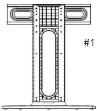 ErgoAV ERTSX2-01B - ÉTAPE 3 Fixez la plaque de télévision au pilier de soutien - 2