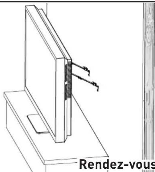 ErgoAV ERTSX2-01B - Option B : Pour l'installation sur montant en bois - 4