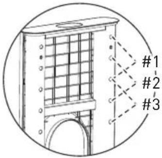 ErgoAV ERTSX2-01B - ÉTAPE 3 Fixez la plaque de télévision au pilier de soutien - 1