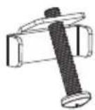 ErgoAV ERTSX2-01B - Supplied Parts and Hardware for Step 4 - 1