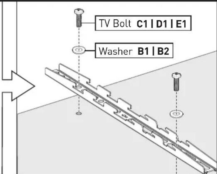 ErgoAV ERTSX2-01B - Flat-Back TV - 2