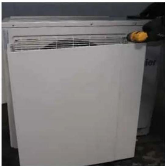 HAIER Tempo 1U3036TL2HFA - Installation du coupe-vent (suite) - 1
