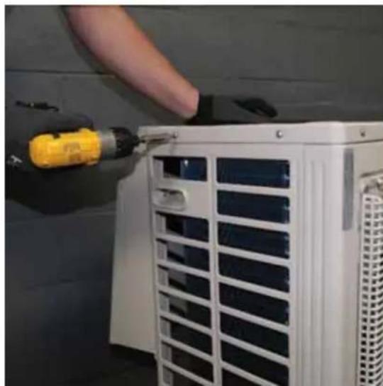 HAIER Tempo 1U3036TL2HFA - Installing Side Snow Hood - 1
