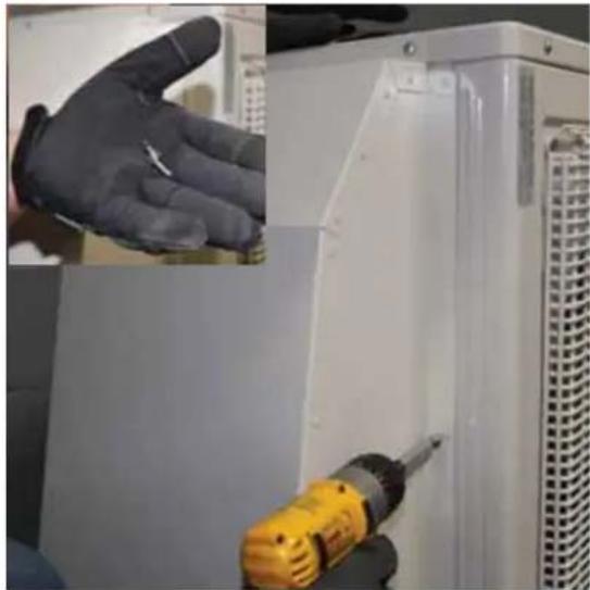 HAIER Tempo 1U3036TL2HFA - Installing Side Snow Hood (cont) - 1