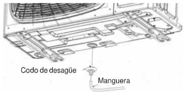HAIER FlexFit 4U36MS2HDA - Adhesión del Codo de Drenaje a la Unidad de Exterior - 1