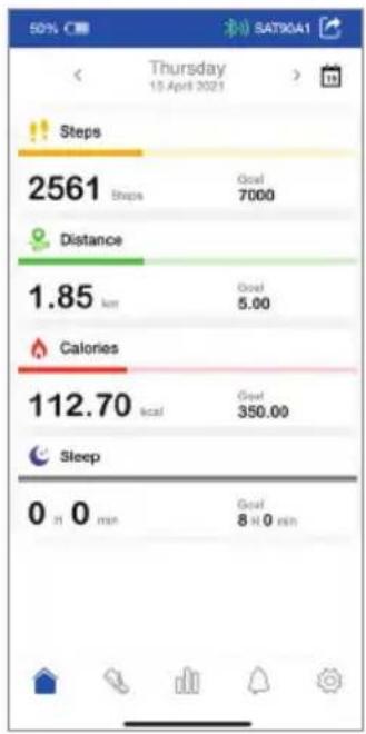 SILVERCREST SAT90A1 - Pedometer Distance Calories - 4