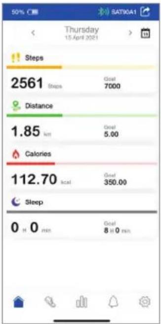 SILVERCREST SAT90A1 - Stappenteller Afstand Calorieën - 4