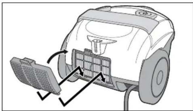 SILVERCREST SBBK 700 A1 - Exhaust air filter / Paper filter (EPA) - 4