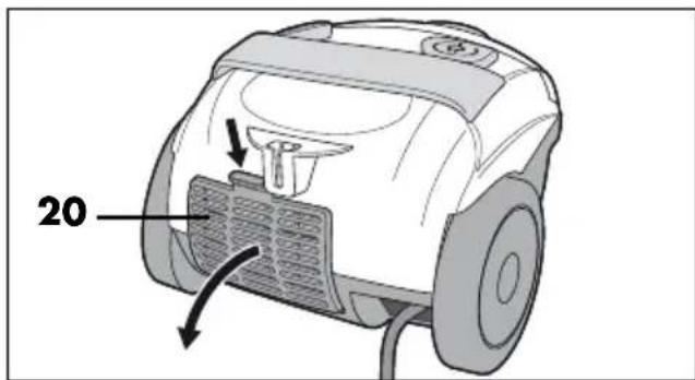 SILVERCREST SBBK 700 A1 - Afvoerluchtfilter / papieren filter (EPA) - 1