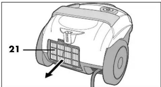 SILVERCREST SBBK 700 A1 - Exhaust air filter / Paper filter (EPA) - 2