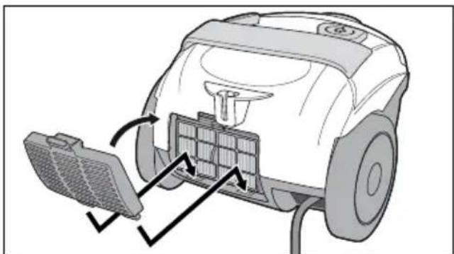 SILVERCREST SBBK 700 A1 - AANWIJZING: Gebruik voor dit apparaat een EPA-filter van het type EPA 12. - 2