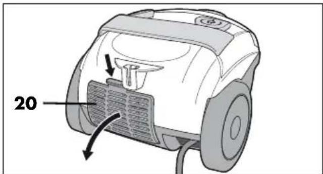 SILVERCREST SBBK 700 A1 - Exhaust air filter / Paper filter (EPA) - 1