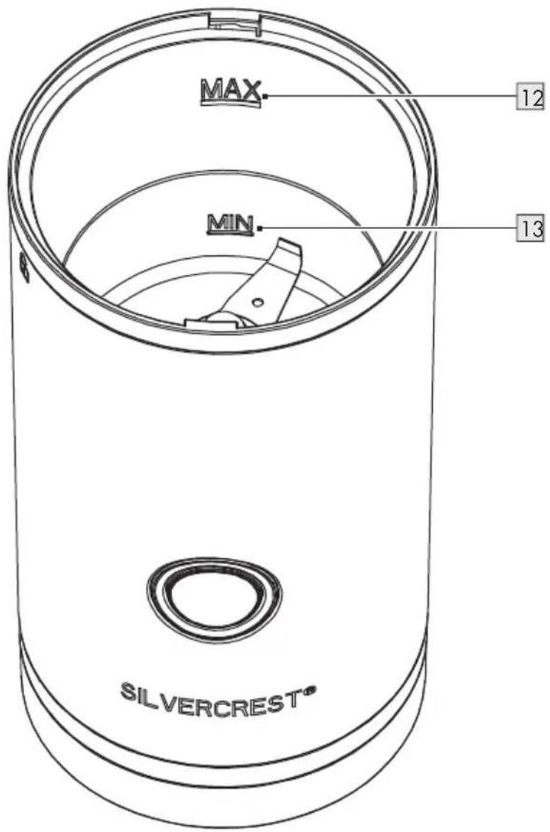 SILVERCREST SKMS 180 A1 - ELEKTRISCHE KOFFIEMOLEN - 2
