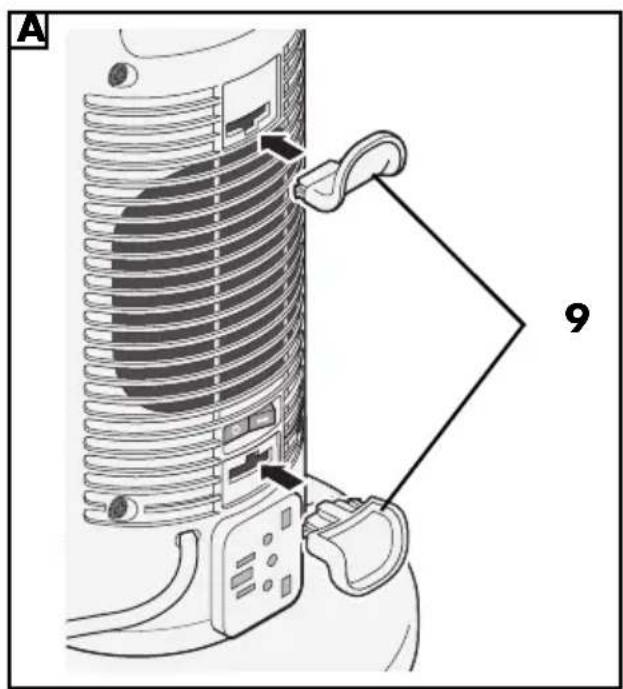 SILVERCREST STHL 1500 A1 - TOWER FAN HEATER - 2