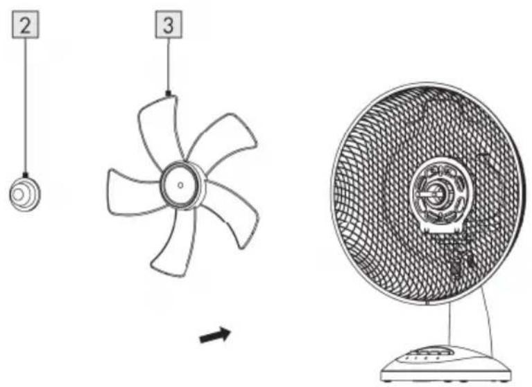 SILVERCREST STV 30 A2 - STOLOVÝ VENTILÁTOR - 3
