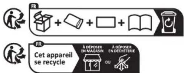 FR + + + FR Cet appareil se recycle À DÉPOSER EN MAGASIN A DÉPOSER EN DECHETERIE OU